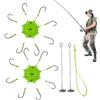 Generico Amo Da Pesca - Ganci Con Esca Anti-intoppo Per La Pesca D'acqua, Ami Da Affilati In Metallo Resistente Per La Barca Da Kayak Dello Stagno Del Fiume Bass, Professionali Per Princi