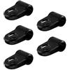 cyclingcolors 5x Guida Guaina Bici Semplice Cavo Freno Deragliatore Fissaggio Bicicletta MTB Nero