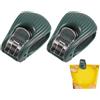 Genérico Clip per canna da pesca, regolabili su due livelli, antiscivolo, 2 pezzi, clip per canne da basso, per pescatore, kayak, barca, canoa, lago, fiume, laghetto, molo, pesca, surfcasting
