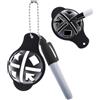 Generic Modello di allineamento della palla da golf - Strumento di marcatura palla a forma di cappello, Modello di identificazione di precisione, Strumento per accessori da golf sostenibile, Guida semplice