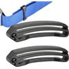 Generico Webbing End Clip - Strap Ending Vest Buckle | Webbing Connector Clip | 2 Pack PP Belt Storage Buckle, Anti Erosion Lightweight Quick Slip for Diving Back Fly Wèbbing, Backpack, Camping