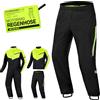 SHIMA HYDRODRY 2.0 Pantaloni Antipioggia Moto Impermeabile Donna Uomo Acqua Resistente per Tuta da Motociclista Traspirante Riflettente Abbigliamento Pioggia (Pantalone Unisex, Fluo, 3XL)