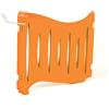 NM Recinto per Bambini - Steccato Wave con Cancelletto Arancione