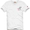 Saint Barth Mc2 Uomo T-Shirt Manica Corta POT0001 Cotone Bianco L