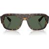 Ray-Ban Occhiali da Sole RB2218 679071 Marrone/Verde Unisex 55/22/145