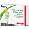 TEVA DICLOFENAC TE*5CER MED 140MG - TEVA - 038721015