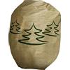 Windhager Telo Protettivo Invernale in Tessuto Non Tessuto, Protezione dal Freddo, antigelo, da Giardino, Motivo Albero di Natale, Misura XXL, 1,4 x 2 m, Beige, 07007