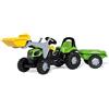 ROLLY TOYS FS 023196 - Trattore con rimorchio, 169 cm