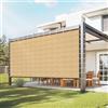 VEVOR Vela Ombreggiante con Protezione Solare, 366 x 610 cm, per Pergolato con Occhielli in Acciaio Inox, Telo Ombreggiante con Materiale HDPE, per Esterno Patio Giardino Cortile, Beige