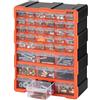 VEVOR Organizer per Minuteria a 39 Cassetti, Cassettiera Porta Minuteria Impilabile, Contenitore da Parete per Viti, Bulloni, Ferramenta e Componenti, in Plastica, Ideale per Garage, Casa e Officina