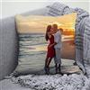 Anlewo Cuscino Personalizzato con la Tua Foto - 40x40cm - Imbottitura opzionale - Massima Qualità di Stampa Festa della mamma/papà, Anniversario, Valentino, Compleanno, Letti e Divani Decorativi -Idea Regalo