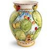 CERAMICHE CALTAGIRONE Giara in Ceramica di Caltagirone Decoro Fichi d'India H.50 cm
