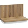 LBSIGN Base Per Mensola Lewis 60x30x40 Cm Effetto Legno Rovere Valencia Secret Grey