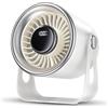 SP Space Player Quiet Cycle - Ventilatore da tavolo con display digitale silenzioso, 100 livelli, inclinabile di 135°, adatto per ufficio, camera da letto, cucina, casa ed esterni