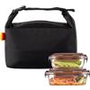 Generic Borsa termica per il pranzo da donna, pieghevole, impermeabile, contenitore a prova di perdite, per ufficio, scuola, viaggi, picnic, campeggio, spiaggia, lavoro, famiglia e attività all'aperto