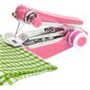 Generic Macchina da cucire manuale: mini dispositivo da cucire portatile per principianti, comoda macchina da cucire portatile, strumento da cucito manuale portatile, multiuso per seta, tende, vestiti