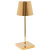 Zafferano Poldina Mini Pro LED lampada da tavolo Oro lucido
