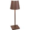 Zafferano Poldina L DESK Pro LED lampada da tavolo Corten