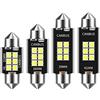 WeiHong Festone-31mm / 36mm / 39MM / 41mm C5W C10W Lampadine a LED Canbus 3030 6-SMD Nessun errore Mappa degli interni dell'auto Luci di lettura a cupola 12V / 24V 3W Lampada automatica (bianco caldo, 41MM)