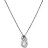 Fossil Set Da Donna Classico, Orecchini: 8mm X 6mm, Collana: 16In + 2In Argento In Acciaio Inox Set, JF03765040