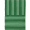 furn. Deck Stripe Tappeto - Interno/Esterno A Righe Lavabile Resistente Alle Intemperie Leggero Tappeto (Verde - 120x170cm)