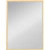 HOMCOM Specchio da Parete Rettangolare 80x60 cm, Cornice in Legno Naturale, Ideale per Bagno, Soggiorno o Camera da Letto | Aosom Italy