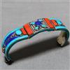 Bracciale Lapislazzuli Tibetano Turchese Corallo Bohemien Moda Nepalese...