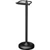 Gatco 1436MX, Porta carta igienica autoportante, altezza 55,9 cm, nero opaco/base zavorrata da pavimento, supporto per carta igienica