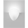Vistosi OVALINA APPLIQUE A PARETE BIANCO SATINATO 1 LUCE ATTACCO E27