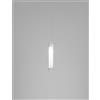 Vistosi LIO SOSPENSIONE CRISTALLO BIANCO NICKEL SATINATO L32CC LED 3000K 12W 1600lm DIMMERABILE
