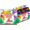 CRAYOLA LISTINO Crayola World's Favourite Colours - 64 Pastelli a Cera
