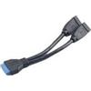 Akasa AK-CBUB09-15BK Cavo USB 2 x USB A Nero
