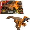 Mattel Jurassic World Rebirth Wild Roar Utahraptor Figura Marrone Marrone Taglia Unica
