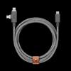 Native Union Belt Duo Pro, nero, bianco, USB C, USB C/Lightning, 1,5 m, maschio, maschio