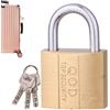 Generico Paddlock con set di tasti - pacchetto di - grillo in acciaio indurito aperto | Dispositivo di bloccaggio 'armadietto in palestra arrugginibile, di blocco resistente impermeabile con