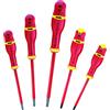 USAG 092 SH5 - Serie di 5 cacciaviti isolati per viti con intaglio e per viti con impronta a croce PHILLIPS® 00920100