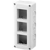 Gewiss Contenitore per Apparecchi System, Verticale Protetto, 6 Posti, Modulo 2X3, Grigio Ral 7035, IP40