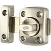 Amig - Spilla da sovrapposizione, 50 x 70 mm, adatta per porte di passaggio in legno, chiusura cilindrica girevole, chiavistello per bagno, camera da letto o ufficio, chiusura di sicurezza, Zama