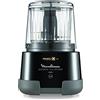 Moulinex DP8108 Moulinette Ultimate, Tritatutto Elettrico, Lame in Titanio, Tecnologia Powelix Life, 1000W, Capacità fino a 550ml, Funzioni 5in1, Nero