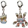 Pokemon Center Charm Pokemon centrale in metallo Binacle & Barbaracle Japan nuovo