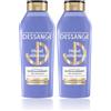 DESSANGE - Shampoo Nutri-Illuminante Biondo Californiano - Acido Lattico & Miele Di Manuka - Nutre, Illumina & Protegge - Capelli Biondi, Colorati O Decolorati - 2 X 280 ml
