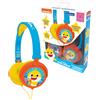 Lexibook, Baby Shark, Cuffie stereo, volume sicuro per bambini, pieghevoli e regolabili, blu/arancio, HP015BS