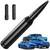 The Mechanic Shop Antenna corta TMS 50 Cal per Ford F-150 F-250 F-350 Super Duty, Ford Bronco 2021-2024, Ford Bronco 1994-2018, Dodge Ram Truck 2019-2024, antenna radio per camion nera opaca
