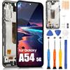 ARSSLY OLED Schermo per Samsung Galaxy A54 5G 2023 LCD Display, per Samsung A54 5G 2023 A546 SM-A546B SM-A546V SM-A546U LCD Schermo Touchscreen Digitazer Assembly Sostituzione con Riparazione Kit