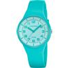 Calypso Orologio Donna Analogico - Gomma Blu - Movimento al Quarzo - Vetro ad Alta Resistenza - Impermeabile 10 ATM - Trendy - K5851/4