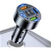 Generisch Caricatore USB per auto Superast USB tipo C Car Adattatore di ricarica Multi porte - 100 W 3USB+2PD caricabatterie tipo C PD Super Fast Lading Cellulari Socket in Auto per FA