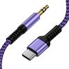 Haoano Cavo AUX per iPhone 16 per iPhone, da USB tipo C a jack audio AUX da 3,5 mm per iPhone 16Pro Max/15Pro/15Plus/15, da A ux a USB C 1 m per Samsung Galaxy S25/S24Ultra/A55/A15 per autoradio/cuffie