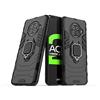 LuluMain Compatibile con OPPO Ace 2 Cover, Custodia Armor Anello Cavalletto (Funziona con il Supporto Magnetico per Auto) Case Paraurti (Nero)