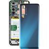 CWONCONGOIN Coperchio di Sostituzione del Telefono Cellulare per for Oppo Realme X3 / Realme X3 Superzoom Plastic Battery Cover (Blu) Parte di Riparazione