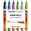 Molotow 200197 Set Metallic da 6 Pennarelli One4All 127HS, 2 mm